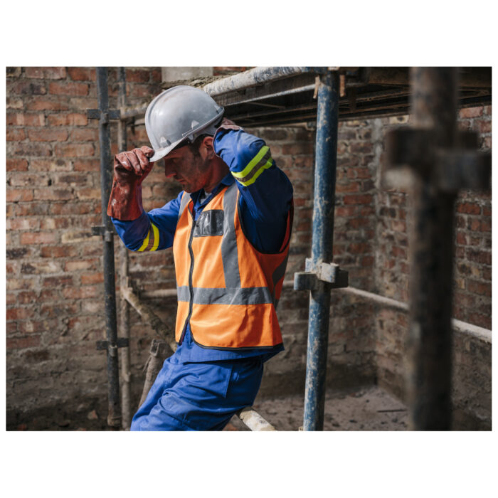 Direction Hi-Viz Reflective Full Zip Vest - Image 7