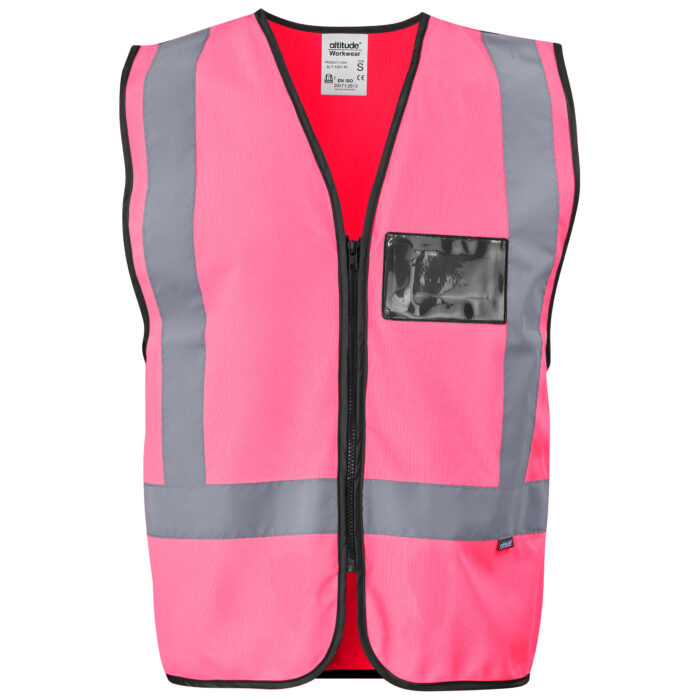 Direction Hi-Viz Reflective Full Zip Vest - Image 8