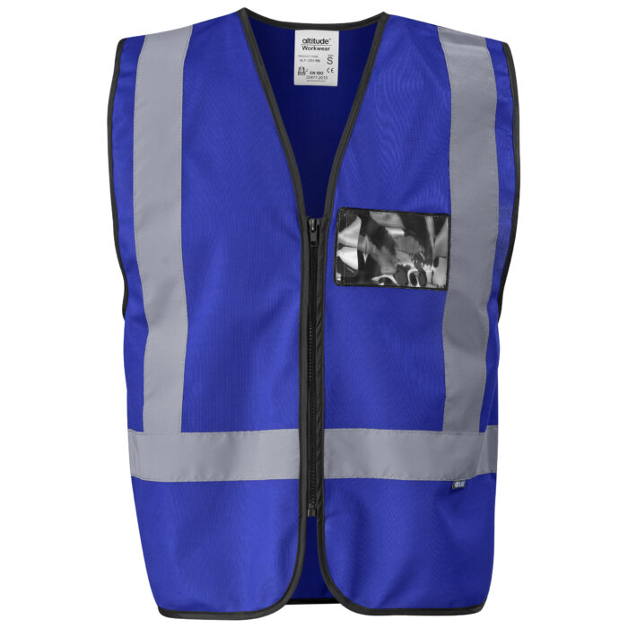 Direction Hi-Viz Reflective Full Zip Vest - Image 10