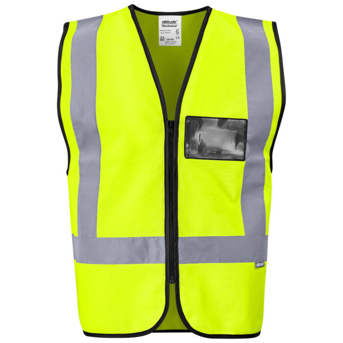 Direction Hi-Viz Reflective Full Zip Vest - Image 11