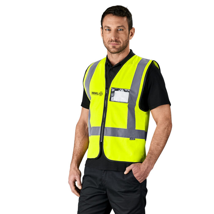Direction Hi-Viz Reflective Full Zip Vest
