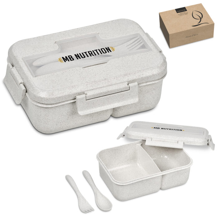 Okiyo Ranchi Wheat Straw Lunch Box - Natural