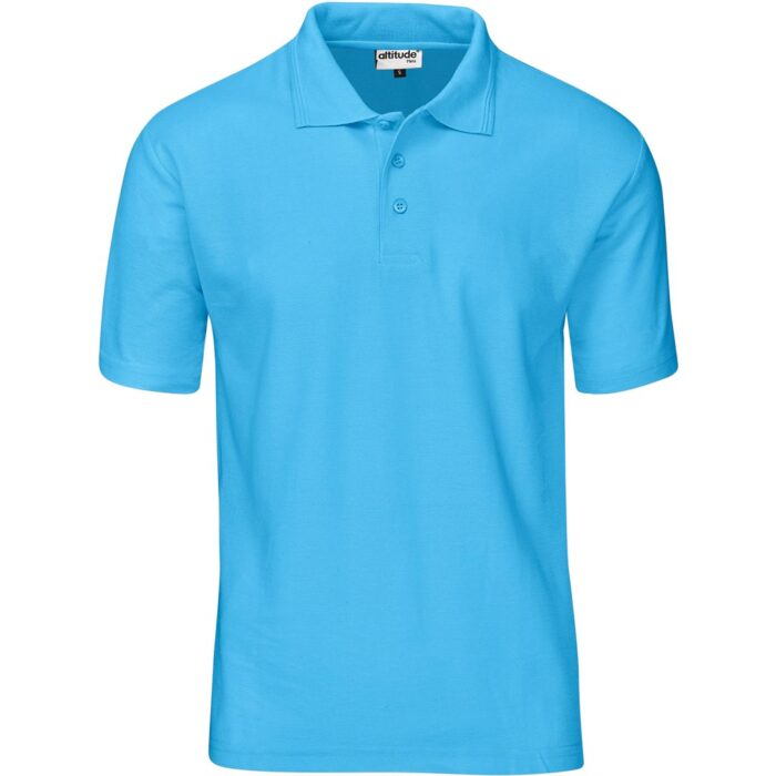 Mens Basic Pique Golf Shirt - Image 3