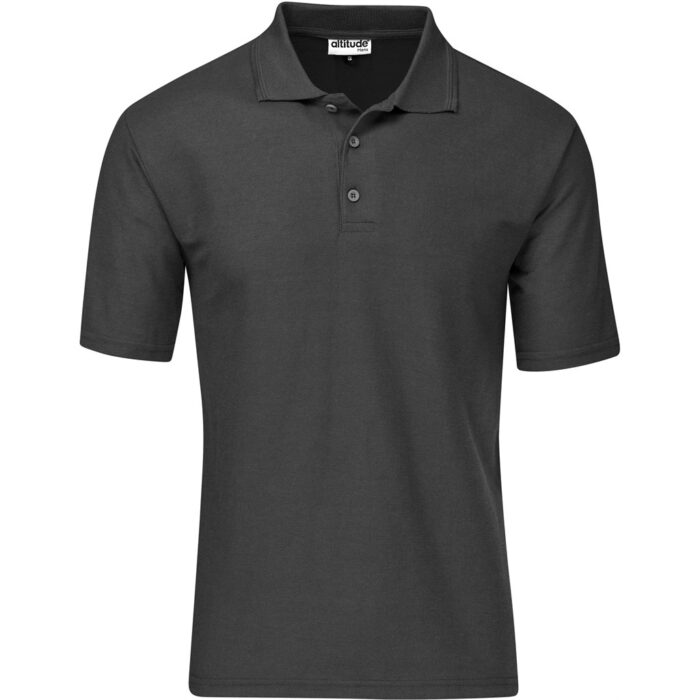 Mens Basic Pique Golf Shirt - Image 2