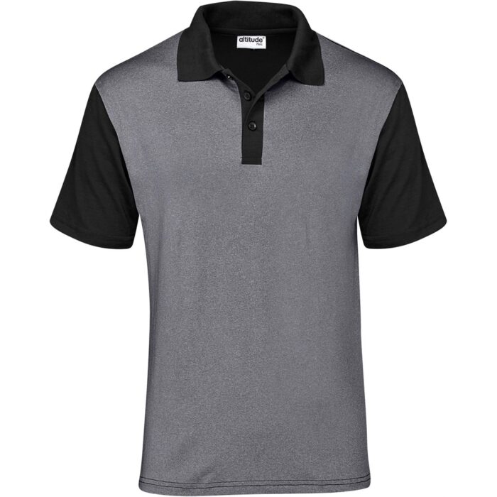 Mens Crossfire Golf Shirt - Grey - Image 2