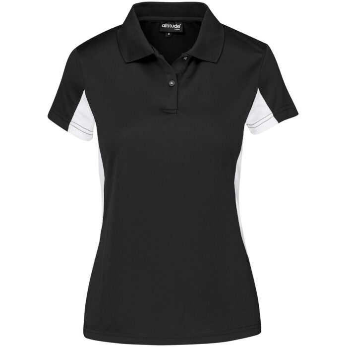 Ladies Championship Golf Shirt - Black - Image 2