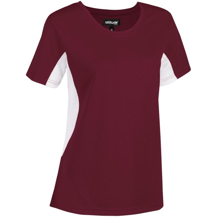 Ladies Championship T-Shirt - Maroon - Image 2