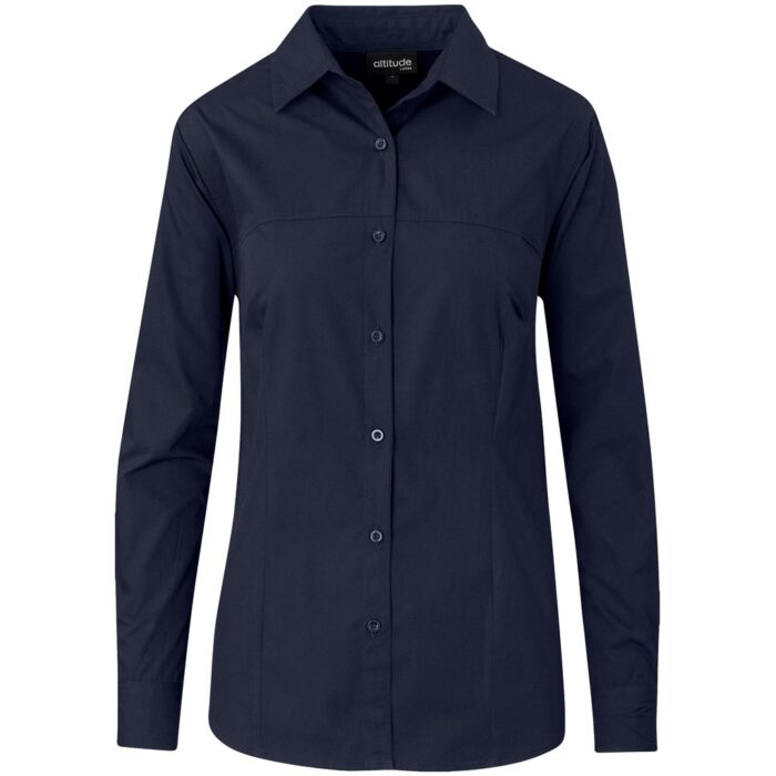 Ladies Long Sleeve Empire Shirt - Image 6