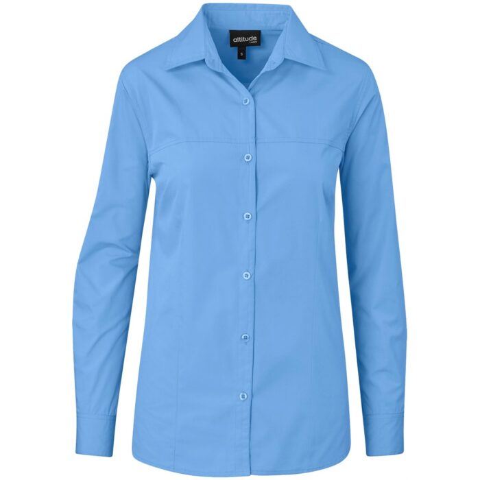 Ladies Long Sleeve Empire Shirt - Image 7