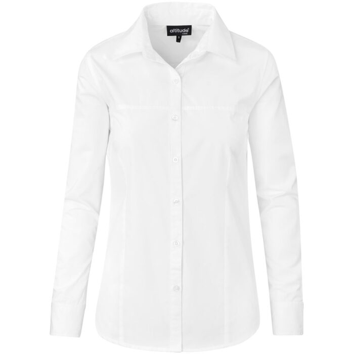 Ladies Long Sleeve Empire Shirt - Image 4