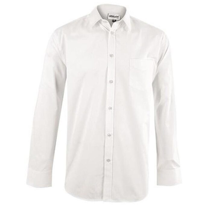 Mens Long Sleeve Haiden Shirt - White - Image 2