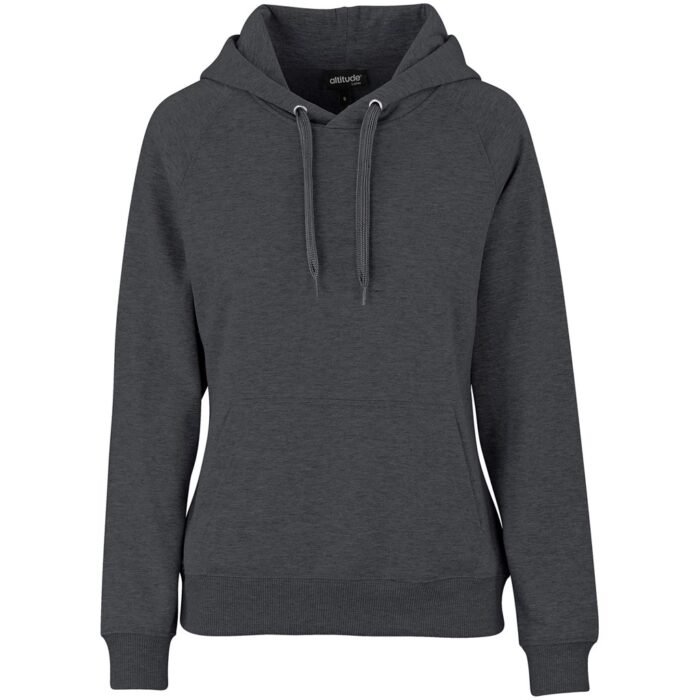 Ladies Harvard Heavyweight Hooded Sweater - Image 2