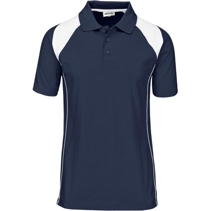 Mens Infinity Golf Shirt - Navy - Image 2
