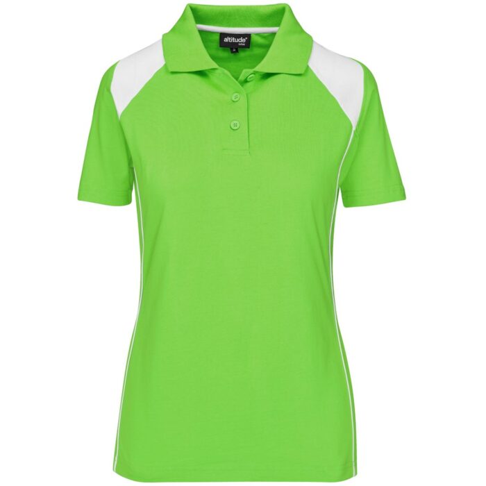 Ladies Infinity Golf Shirt - Lime - Image 2