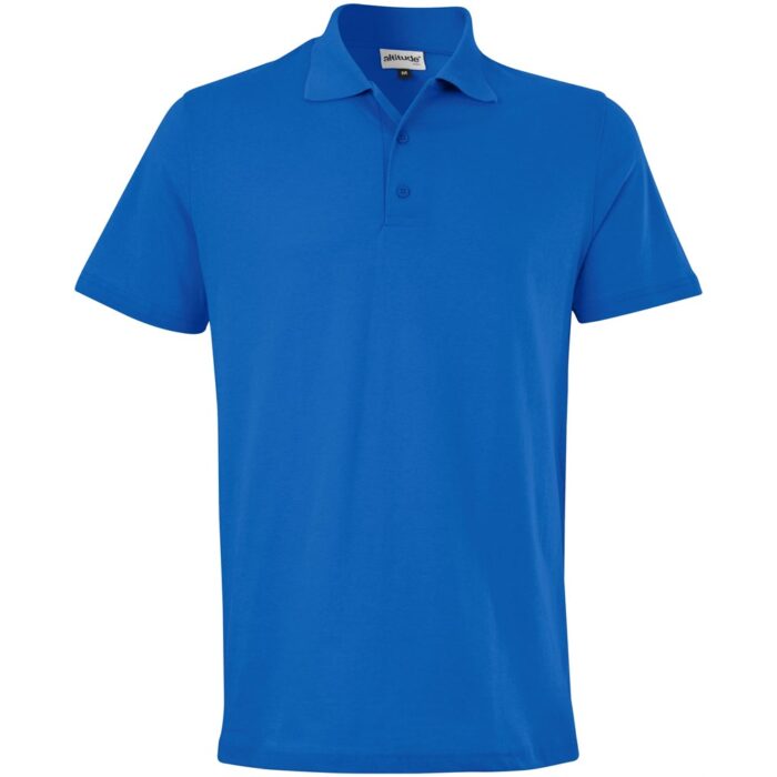 Mens Michigan Golf Shirt - Royal Blue - Image 2