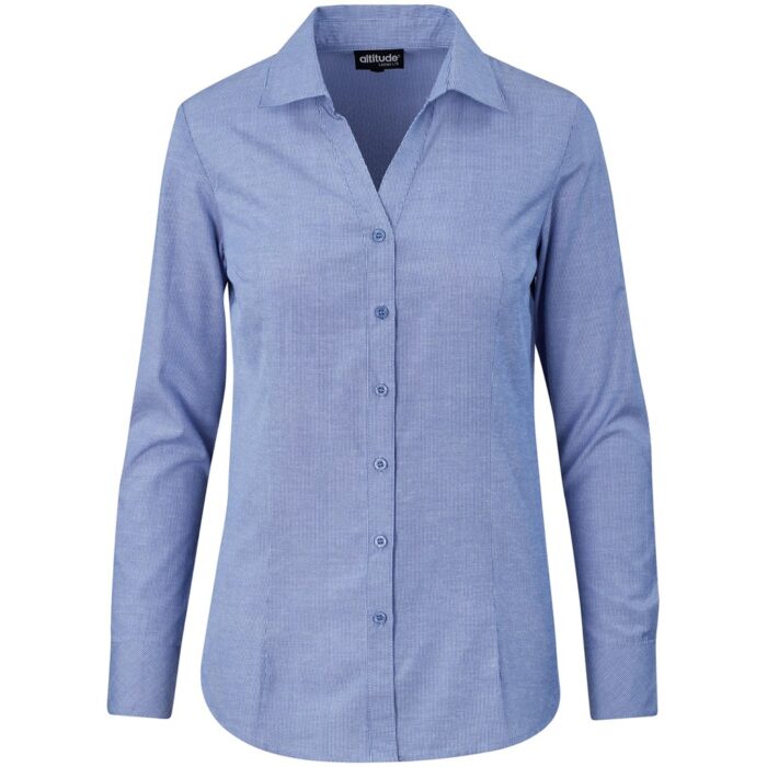 Ladies Long Sleeve Northampton Shirt - Image 5