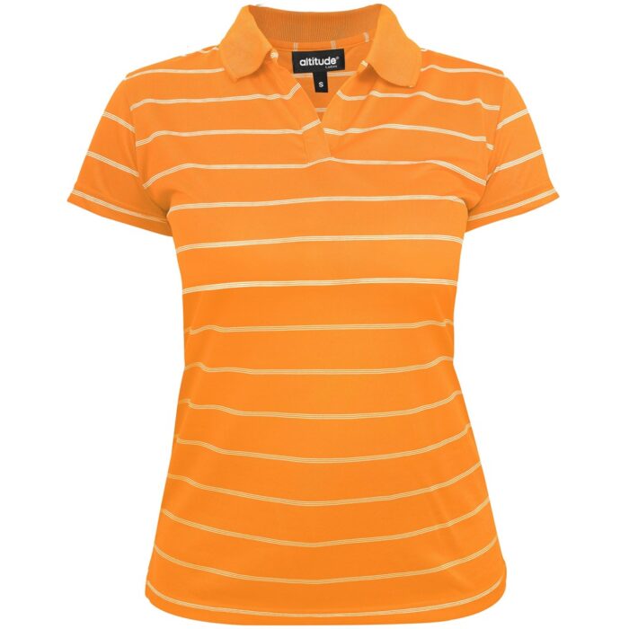 Ladies Rio Golf Shirt - Yellow - Image 2