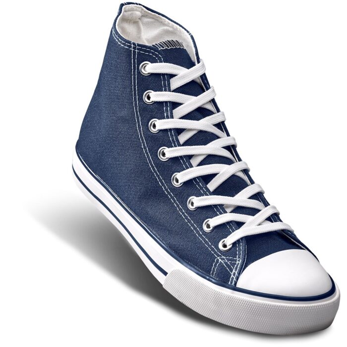Unisex Retro High Top Canvas Sneaker - Image 3