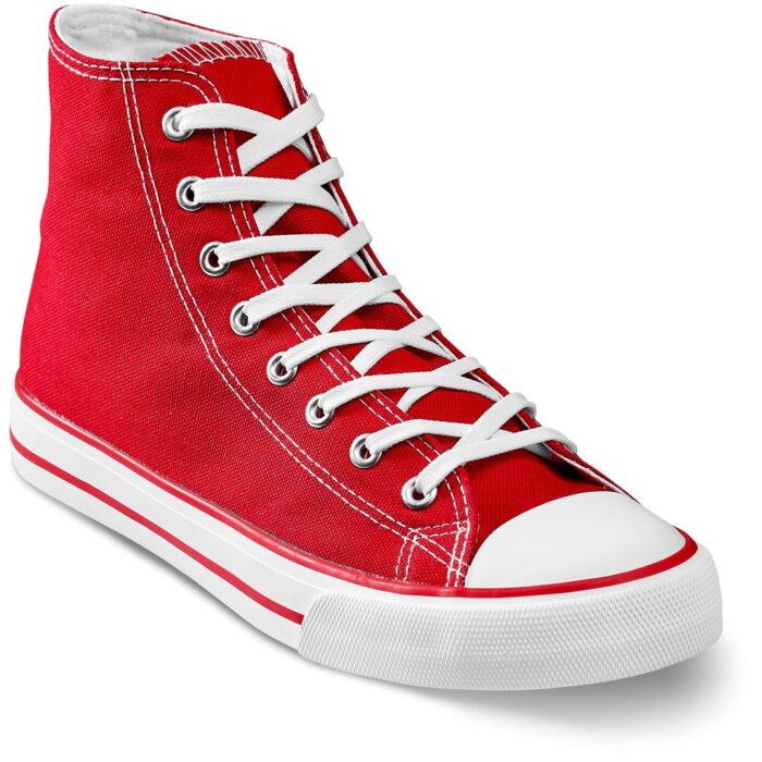 Unisex Retro High Top Canvas Sneaker - Image 9