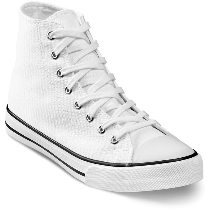 Unisex Retro High Top Canvas Sneaker - Image 5