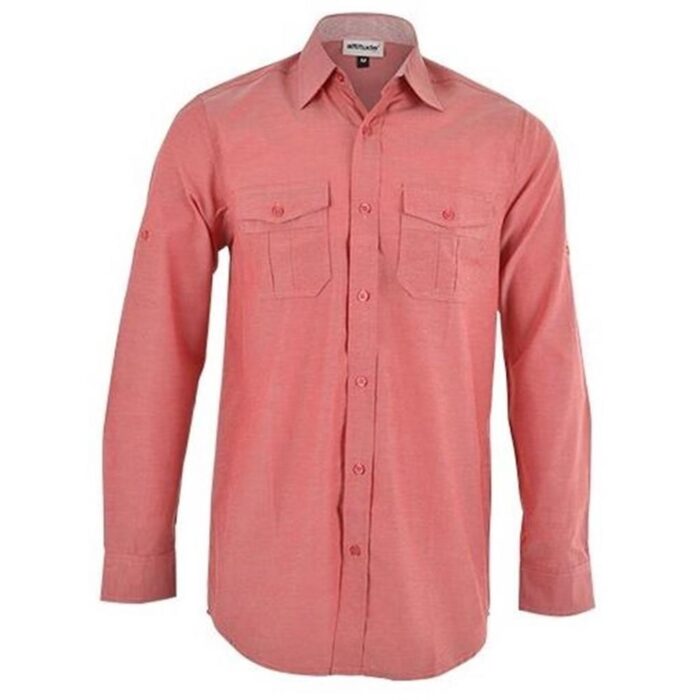Mens Ruben Shirt - Red - Image 2