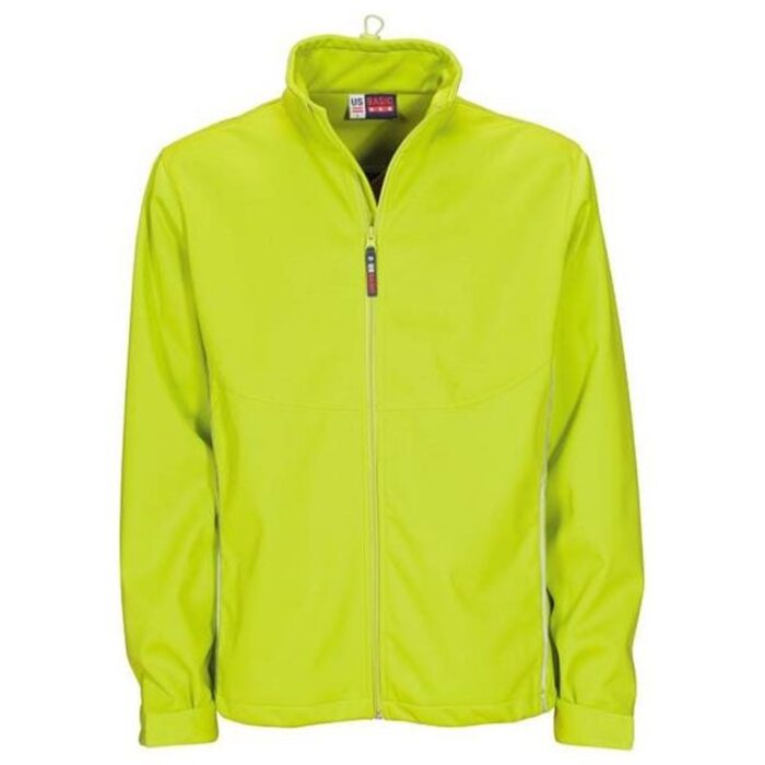 Mens Cromwell Softshell Jacket - Lime - Image 2