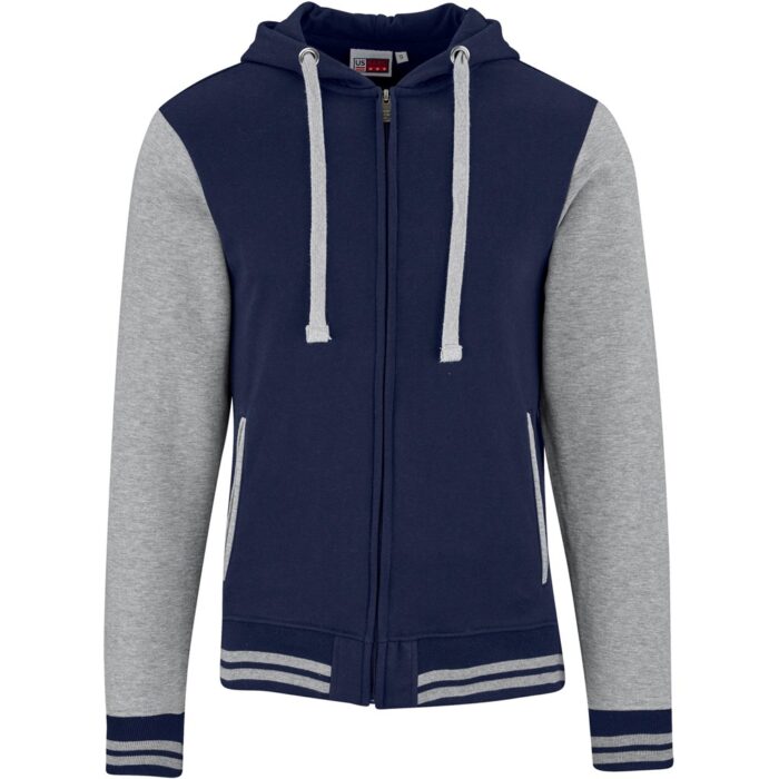 Mens Princeton Hooded Sweater - Navy - Image 2