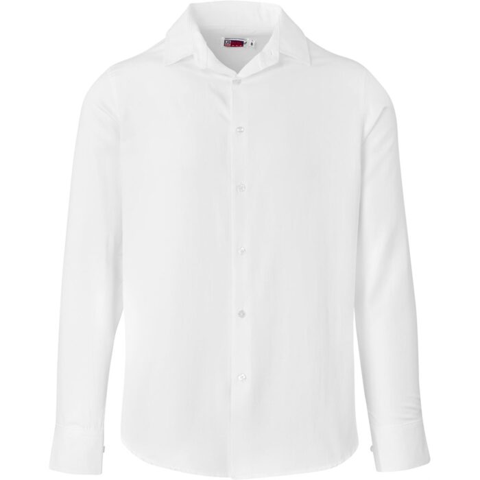 Mens Long Sleeve Wallstreet Shirt - White - Image 2