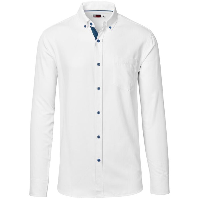 Mens Long Sleeve Casablanca Shirt - Navy - Image 2