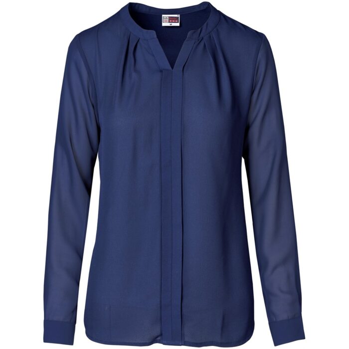 Ladies Long Sleeve Zenobia Blouse - Image 5