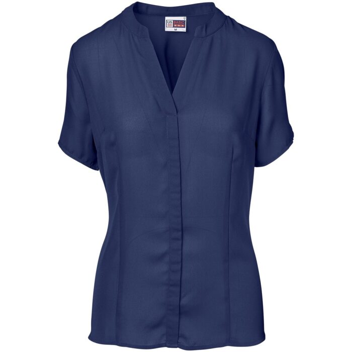 Ladies Short Sleeve Ava Blouse - Image 6