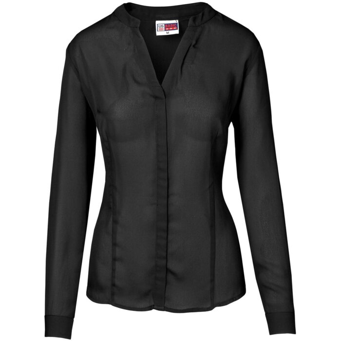 Ladies Long Sleeve Ava Blouse - Image 4