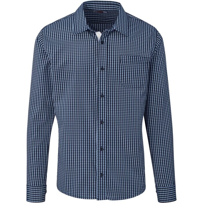 Mens Long Sleeve Kenton Shirt - Navy - Image 2
