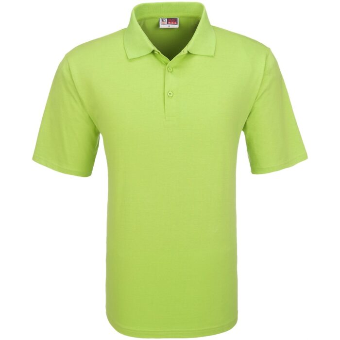 Mens Cardinal Golf Shirt - Lime - Image 2