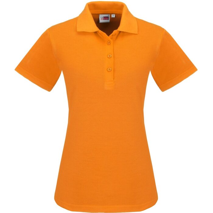 Ladies Elemental Golf Shirt - Orange - Image 2