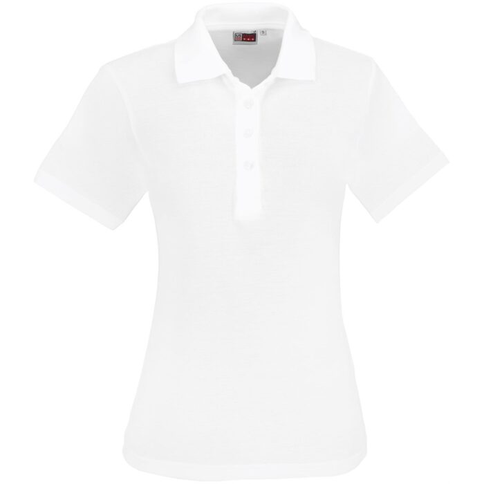 Ladies Elemental Golf Shirt - White - Image 2