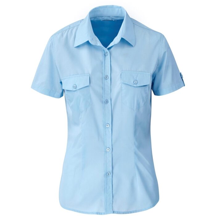 Ladies Short Sleeve Kensington Shirt - Image 3