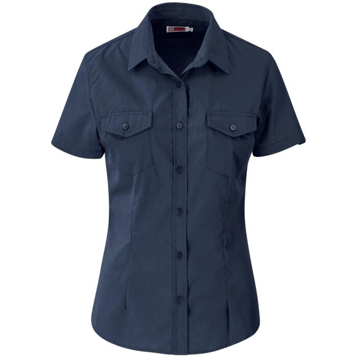 Ladies Short Sleeve Kensington Shirt - Image 9
