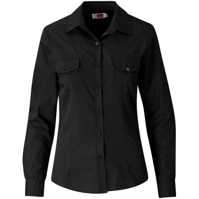 Ladies Long Sleeve Kensington Shirt - Image 6