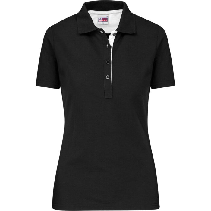 Ladies Solo Golf Shirt - White - Image 2