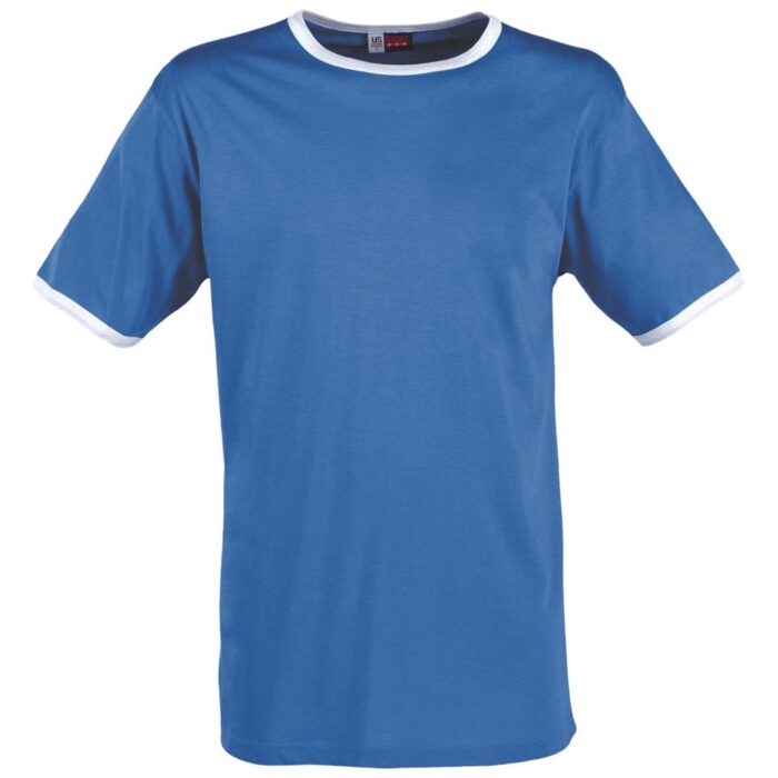 Mens Adelaide Contrast T-Shirt - Light Blue - Image 2