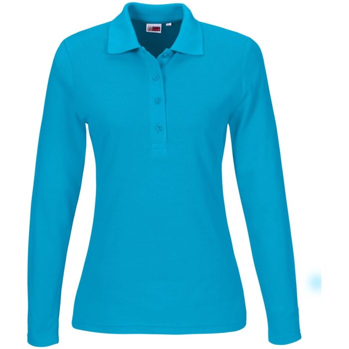Ladies Long Sleeve Elemental Golf Shirt - Image 8