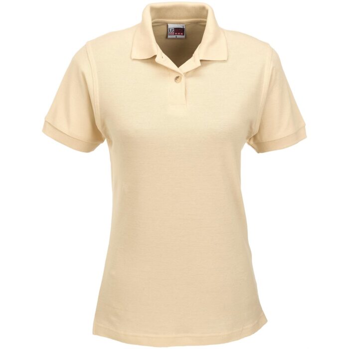 Ladies Boston Golf Shirt - Khaki - Image 2