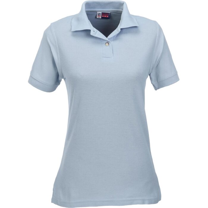 Ladies Boston Golf Shirt - Ocean Blue - Image 2