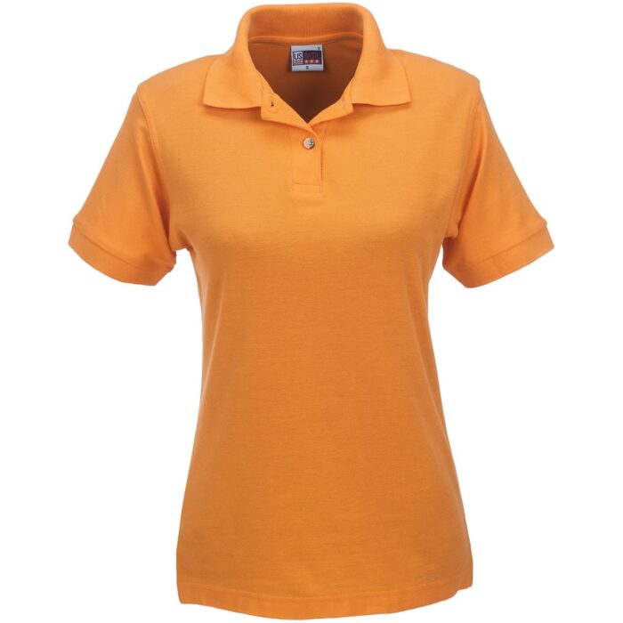 Ladies Boston Golf Shirt - Orange - Image 2