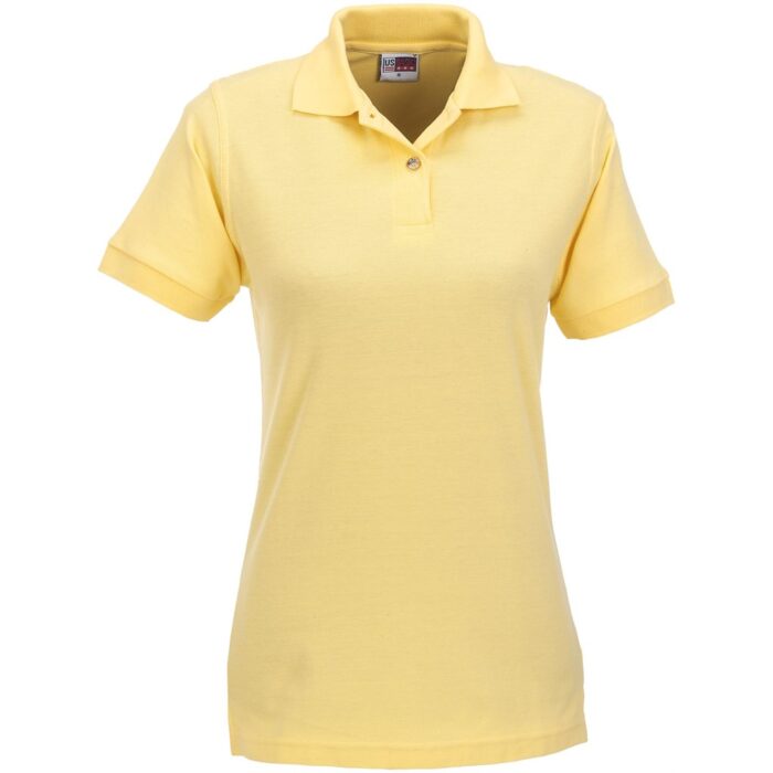 Ladies Boston Golf Shirt - Yellow - Image 2