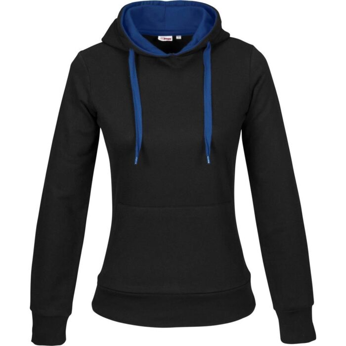 Ladies Solo Hooded Sweater - Blue - Image 2