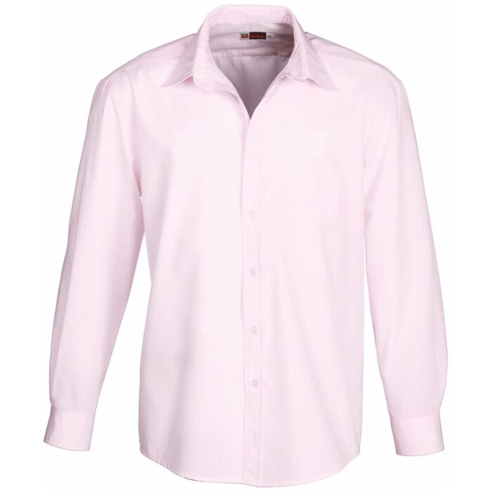 Mens Long Sleeve Washington Shirt - Pink - Image 2