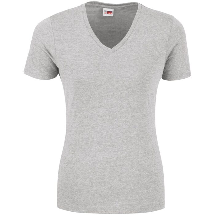 Ladies Michigan Melange V-Neck T-Shirt - Image 6