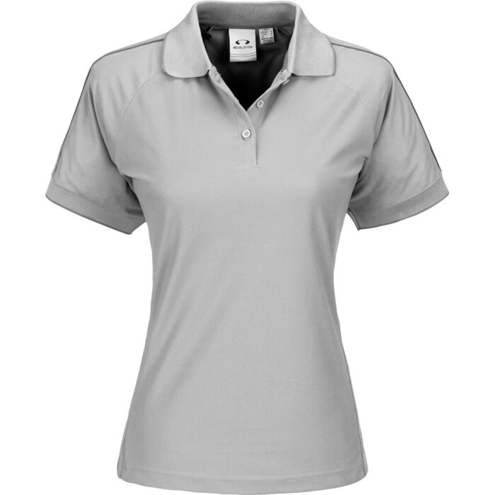 Ladies Resort Golf Shirt - Grey - Image 2